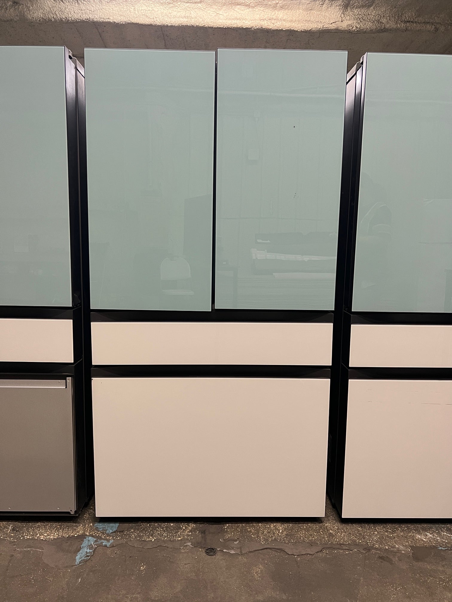 Samsung BESPOKE 29 cu. ft. 4-Door Blue & White